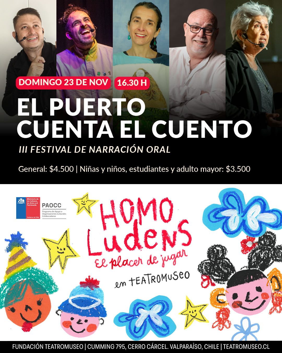 3er Festival de narración oral El puerto Cuenta el Cuento