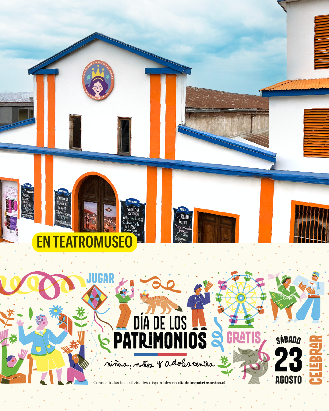 Teatromuseo abre sus puertas en este Día de los Patrimonios